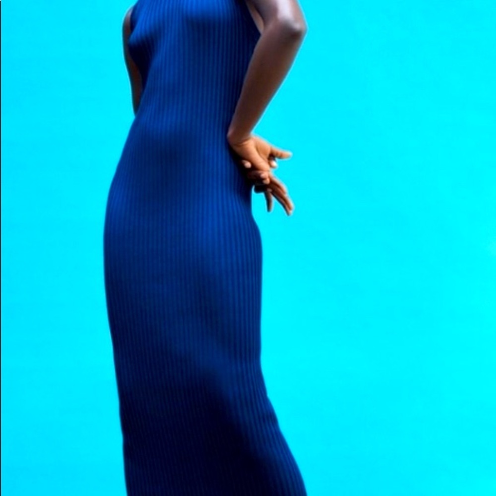 New With Tags Zara ribbed midi dress. Size XS-S